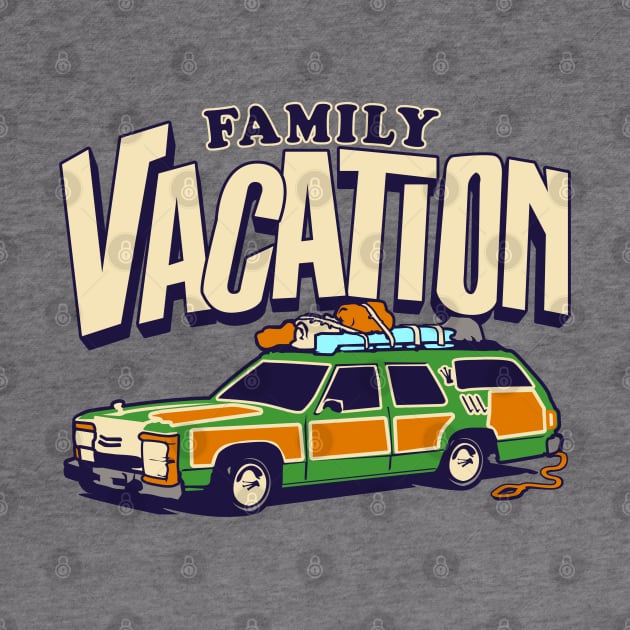 Roadtrip! Family Vacation Shirts for the whole family with Griswold Station Wagon by ChattanoogaTshirt